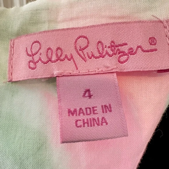 Lilly Pulitzer Pink and Green Dress - Picture 4 of 5